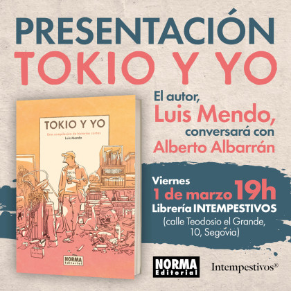 Presentación de 'TOKIO Y YO' con Luis Mendo en Segovia