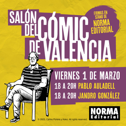 Horarios de firmas del viernes en nuestro stand del Salón del Cómic de Valencia
