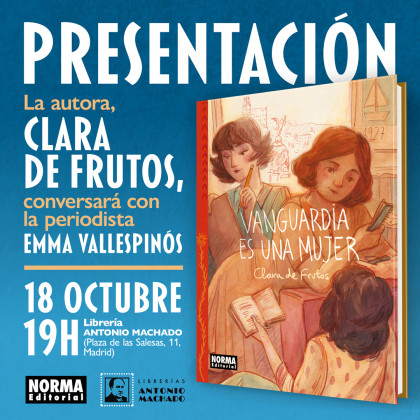 Presentación de 'Vanguardia es una mujer' en Madrid con Clara de Frutos