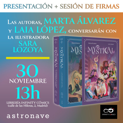 Presentación y sesión de firmas de 'MYSTICAL' con Laia López y Marta Álvarez en Madrid